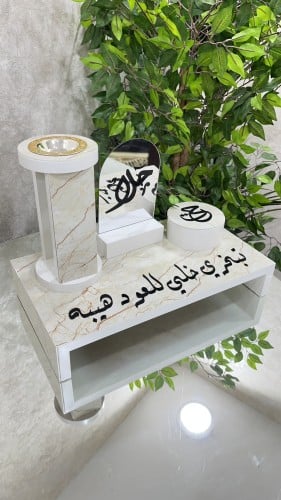 طقم مبخرة رخامي