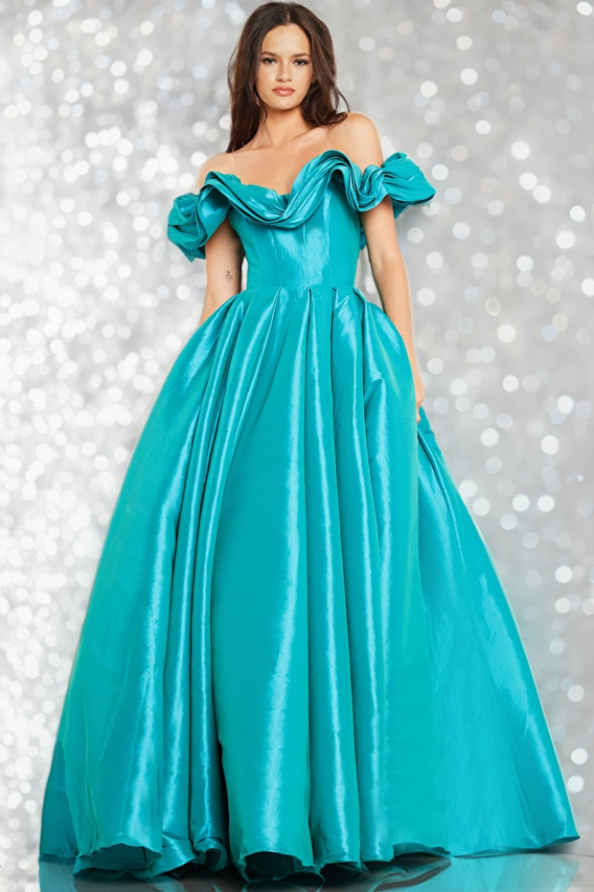 white christmas dresses Faviana Side Cut-Out Long Dress 11253 Dark Hunter Green / 0
