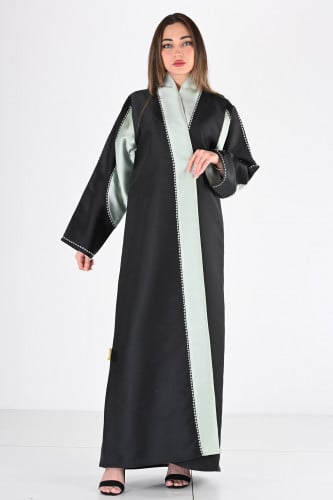 Abaya with Hilara Scarf 4 wraps - Nawaem Abaya