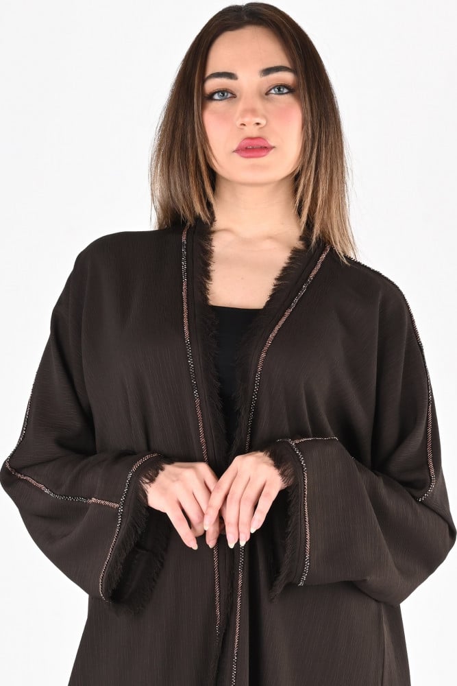 عباية بطرحة غيناء 2 لف