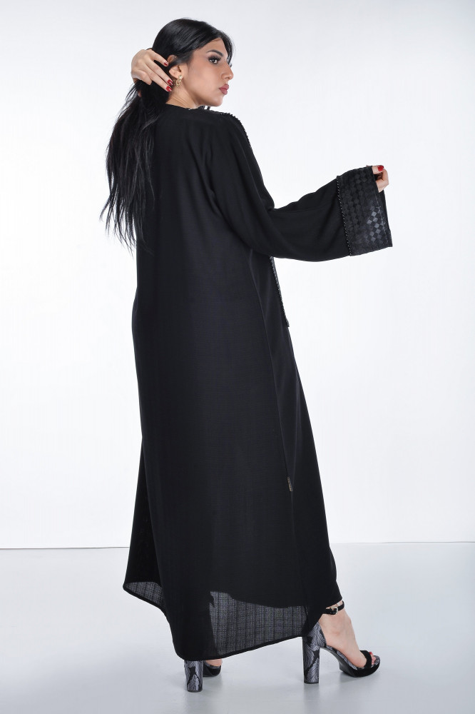 Women open front abaya.dress saudi abaya japanese Neda/linen.New Arrival 2018 