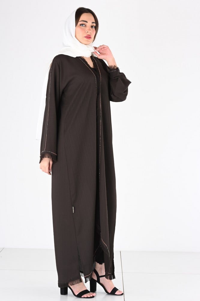 عباية بطرحة غيناء 2 لف