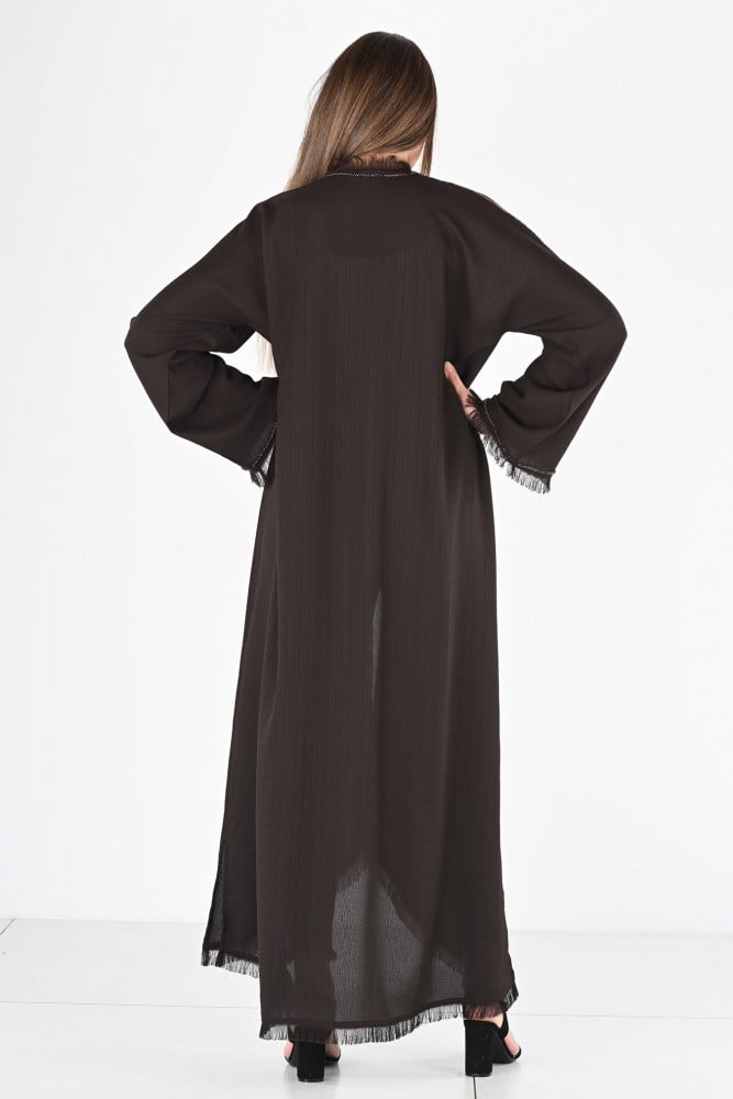 عباية بطرحة غيناء 2 لف