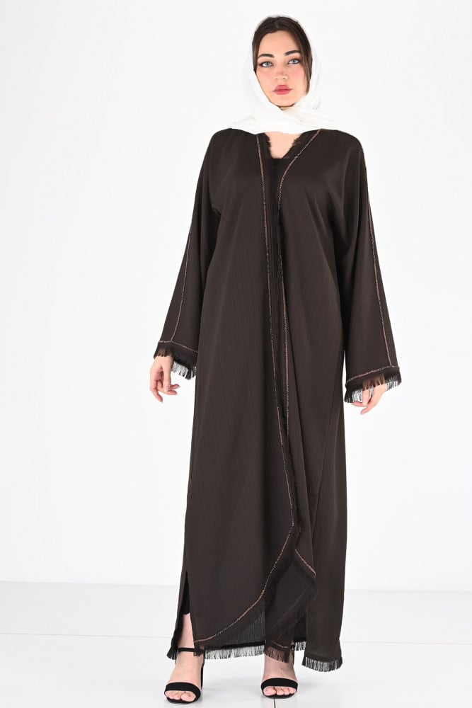 عباية بطرحة غيناء 2 لف