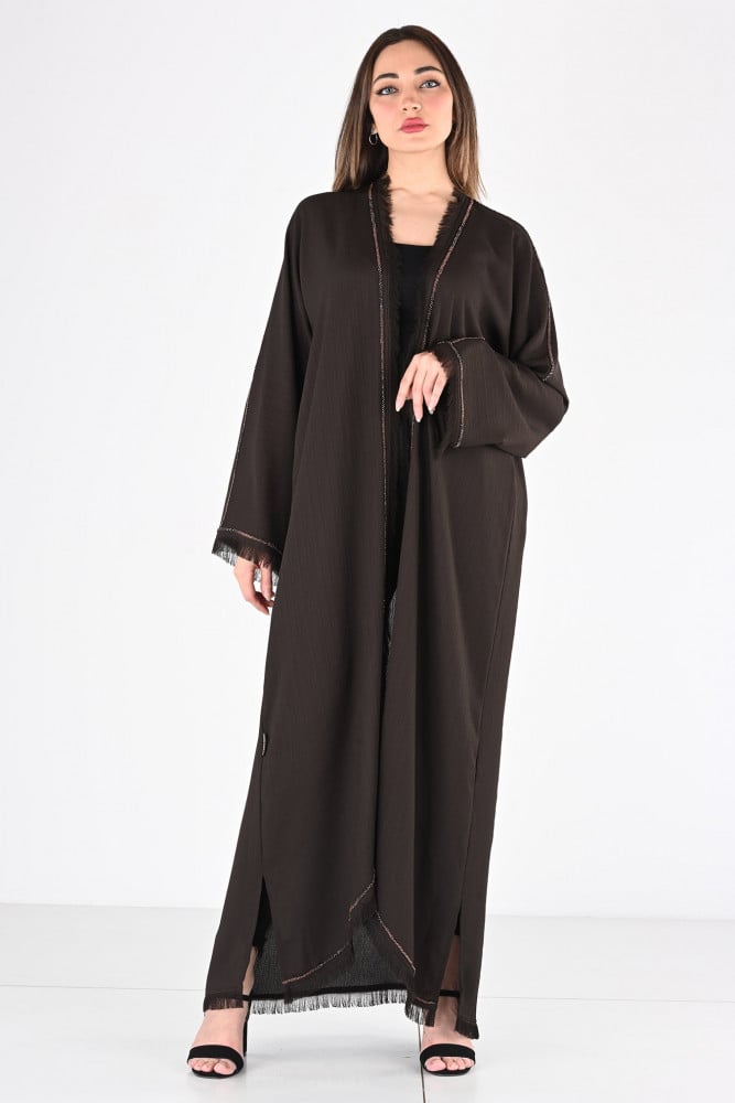 عباية بطرحة غيناء 2 لف