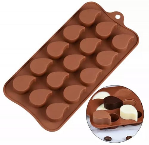 قالب سيليكون دمعه للشكولاه / قوالب شكولاته حجم صغير (قطعه واحده )