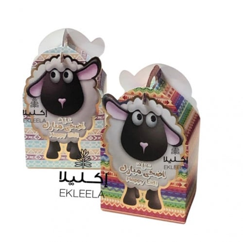 علب كرتونيه للعيد بدون تعبيه ( 12 علبه )