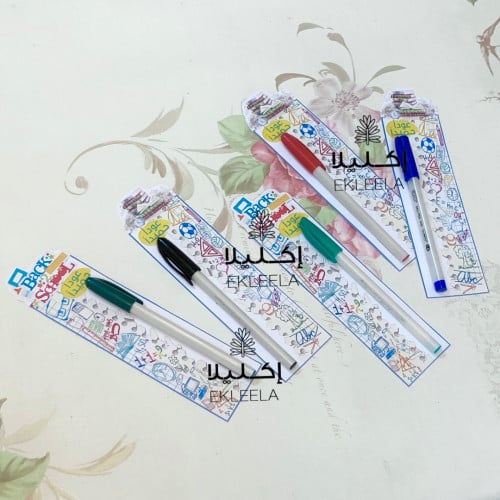 اقلام حبر جاف بثيم العوده إلى المدرسه  ( 12 قلم )