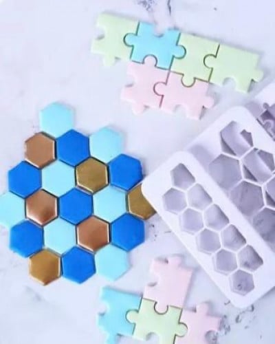 قطاعة عجين السكر / قطاعات تزيين / قطاعه اشكال ( 3 قطع احجام مختلفه )