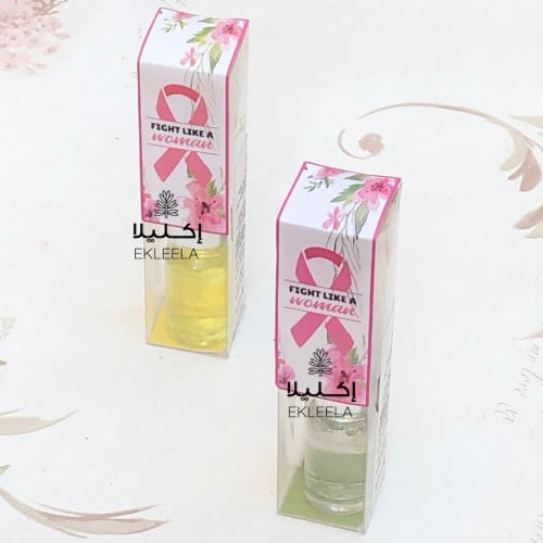 توزيعات فواحات منوعه بثيم ورقي عن توعية سرطان الثدي( 12 قطعه )