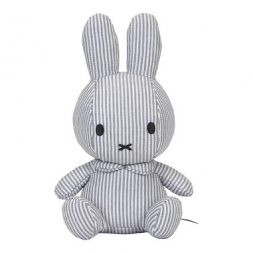 خشخيشه دمية الارنب Miffy الازرق المقلم
