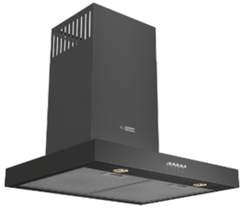 شفاط مطبخ جل جينرال  60 سم    موديل حرف T اسود- 3 سرعات 5 طبقات فلتر المنيوم  صنع في تركيا DT60MB100P