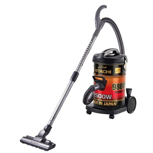 مكنسة  حاوية فاخرة (سلكية) هيتاشي  21 لتر  أسود/أحمر 2500 واط — ياباني  صنع في اليابان CV-9800MIJRGB