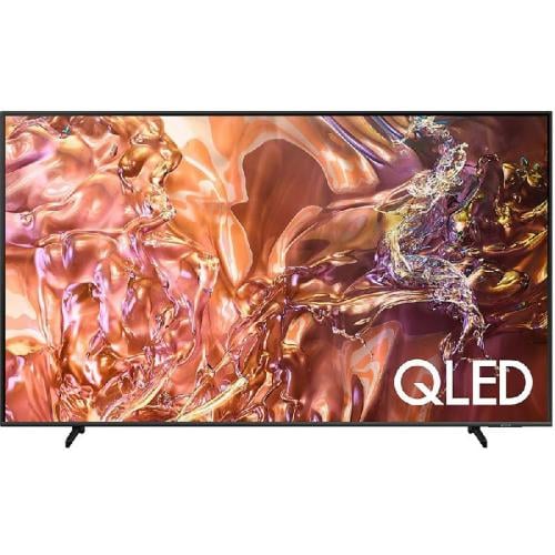 تلفزيون ال أي دي سامسونج  50 بوصة 4K QLED كوانتوم HDR+ أسود معالج كوانتوم عصبي محور ذكي  - (موديل 2023 - نسخة المملكة العربية السعودية)  صنع في مصر QA50QE1CAUXSA