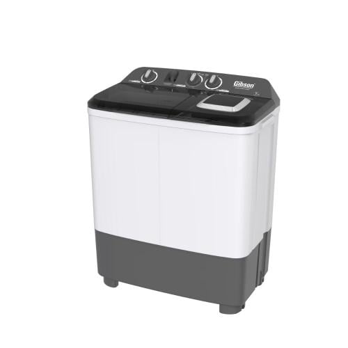 غسالة حوضين جبسون  7 كيلو غطاء أسود   صنع في الصين GWMTT07BA3