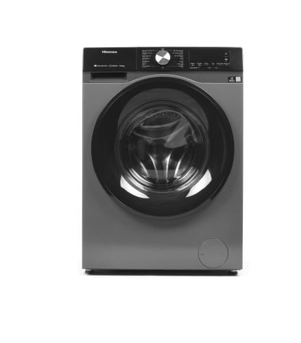 غسالة ملابس هايسنس كفاءة طاقة أ  - تنشيف 100% 8+5كيلو تعبئة أمامية فضي انفرتير صنع في الصين WD3S8043BT6