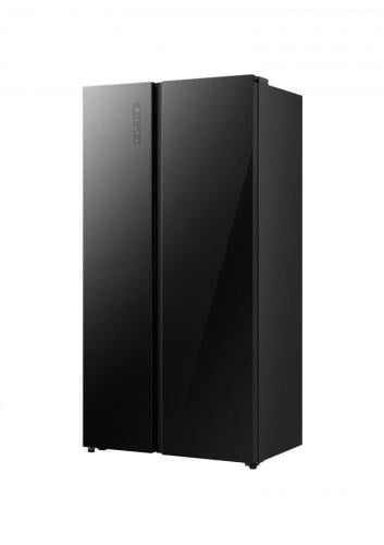 Hisense 18.8 cu. ft. Side-by-Side Refrigerator, Black, 531 L, Two