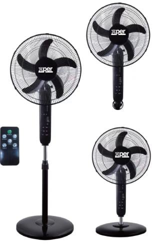 XPVF-800W 3*1 Stand Fan XPVF-800W 70W 16 Inch Stand Fan with Remote - Made in China XPVF-800W