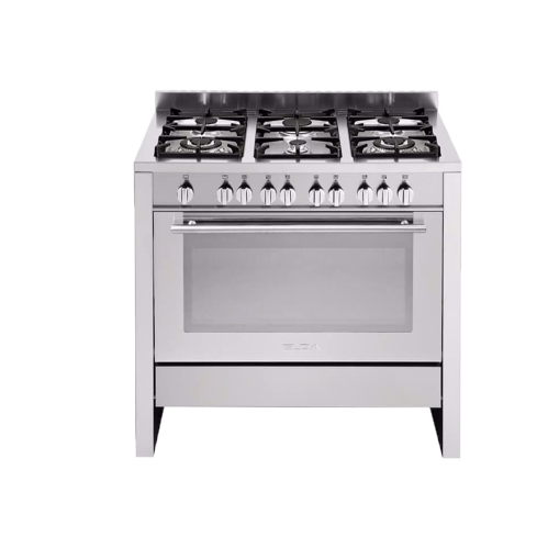 طباخ قائم البا  100 سم  فرن البا متر   6 عيون / هيفي ديوتي / فل كامل - شوايه غاز صنع في ايطاليا AS 106 EX 880/6 50MB