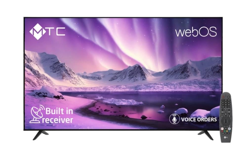 تلفزيون ال أي دي ام تي سي  75 بوصة UHD  ماجيك ريموت سمارت Webos صنع في الصين MT75UH435BWOS