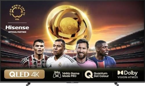 تلفزيون ال أي دي هايسنس  100 بوصة 4K  144HZ QLED عالية الجودة  نظام فيدا  صنع في الصين 100E72N