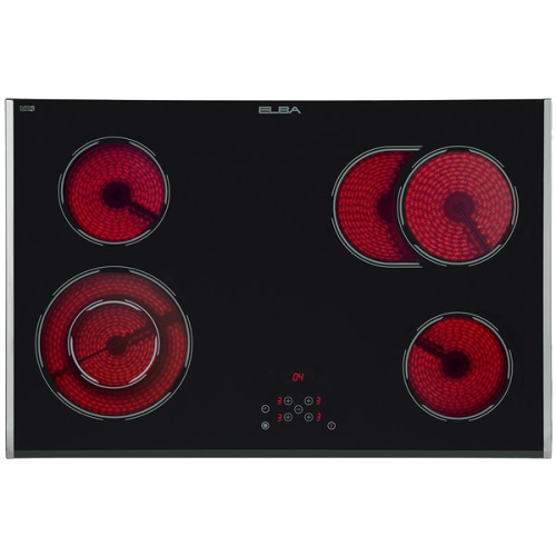 موقد  البا بيلت ان 75 سم سيراميك سطح سراميك 4 عيون لمس ( عين دبل + مطابقة)  صنع في ايطاليا AS 377-006 SS