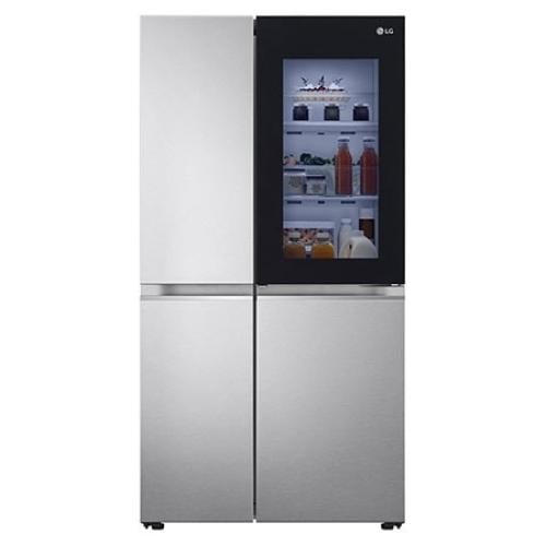 LG Side-by-Side Refrigerator - 28.1 ft. Platinum - Made in 0 LS32HJBVLV