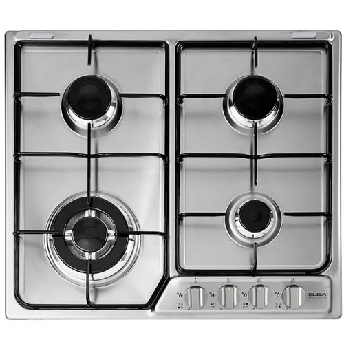 موقد غاز البا  60 سم بيلت ان  4 عيون غاز شبك خفيف ( عين كبيرة) (امامي)  صنع في ايطاليا AS EF60-440X 50MB