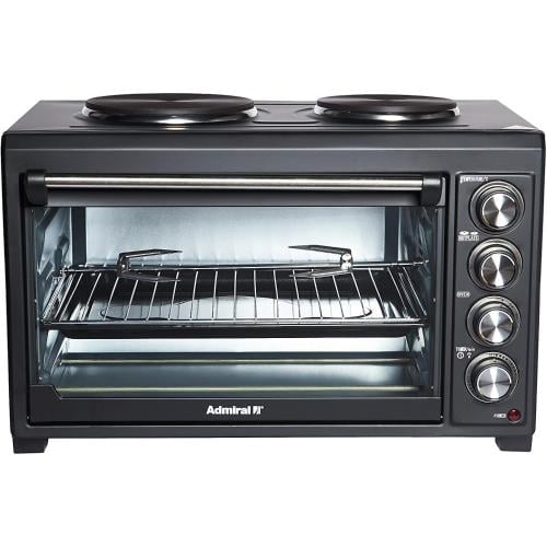 فرن  بيلت ان ادميرال  45 لتر كهربائي عناصر تسخين من الفولاذ المقاوم للصدأ تحكم بدرجة الحرارة وظيفة الحمل الحراري مشواة بمحرك مؤقت 60 دقيقة مصباح داخلي لون أسود قدرة 2000 واط. كهربائي صنع في الصين ADEO45NBSCP