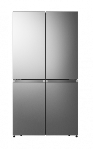 Hisense 4-Door Refrigerator, Energy Efficiency, Net Capacity 583 Liters, 20.5 Cu. Ft., Stainless Steel, Inverter, Made in China, RQ72W2NR
