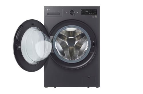 غسالة ملابس ال جي  15 كيلو تعبئة أمامية رمادي  صنع في الصين WFN1510BST