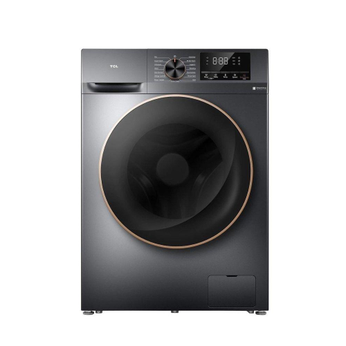 غسالة ملابس تي سي ال  10 كيلو فضي  80% تنشيف - انفيرتر 50/60 هرتز - محرك مباشر  انفرتير صنع في الصين C2110FLG