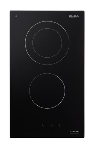 موقد  البا بيلت ان 30 سم سيراميك سطح  2 عين لمس - جديد  صنع في ايطاليا ASEVC302