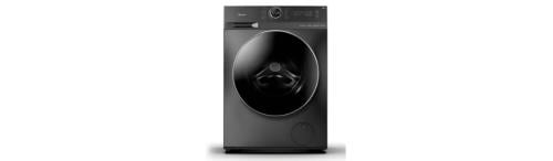Midea 12+8 kg Front Load Washing Machine, 100% Drying - Silver Inverter, Made in China MF200D120W1TSA