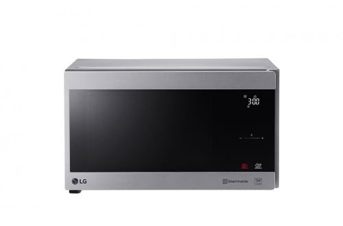 LG Solo Electric Microwave / Black Glass Door / Smart Inverter / 6 Wheel Rotating Plate 42 Liters Steel Made in China MS4295CIS