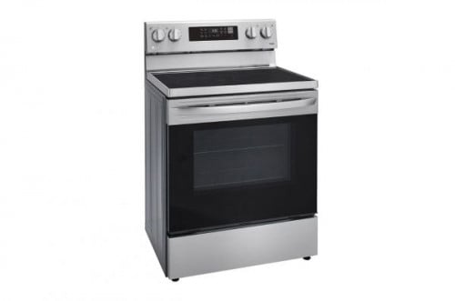 طباخ قائم ال جي   سيراميك / التنظيف السهل / مروحة حمل حراري / واي فاي / شعلة ثلاثية / شعلة مزدوجة 5 شعلات  ستيل كهربائي صنع في المكسيك LREL6323S