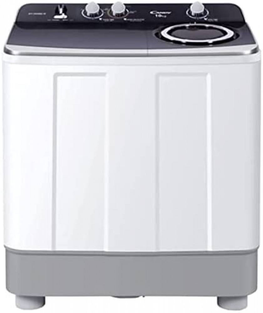 Candy washing machine kg, white and gray, made in two tubs, 6 of spin, RTT 2101WSZ-19 - شركة الهواء للتكييف والتبريد