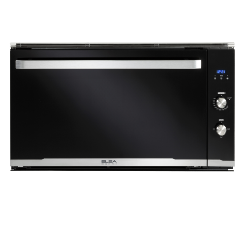 فرن بيلت ان البا  90 سم  فرن البا ايليوغازالكتروني  تاتش90سم  دجت- باب هايدروليك - اسود غاز / كهربائي صنع في  AS ELIO 910 G