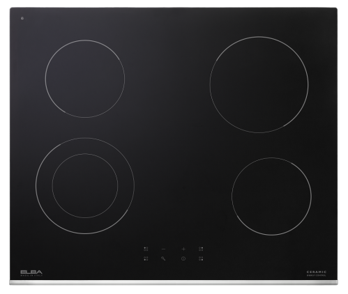 موقد  البا بيلت ان 60 سم سيراميك سطح البا سراميك 60 سم 4 عين لمس  - جديد  صنع في ايطاليا ASEVC604XF