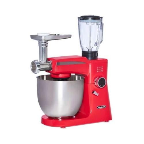 Admiral Food Mixer 7L Stand Mixer Full Metal Gear System 7L Stainless Steel Bowl with Bowl Light 3 in 1 Function: Blender, Mixer and Meat Grinder 15 Minutes Auto Shut-Off Function • Full Copper Motor Made in China ADSM10SS20