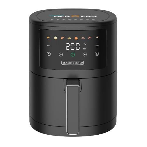 بلاك اند ديكر 3.5 لتر  مقلاة هوائية  تحكم رقمي باللمس  تسخين هواء سريع  غير لاصق  درجة حرارة قابلة للتعديل  إيقاف التشغيل التلقائي  مقبض بارد الملمس  آمنة للاستخدام في غسالة الأطباق - AF3500-B5