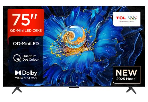 TCL 75-inch LED TV C6KS Premium QD-MiniLED TV Made in China 75C6KS