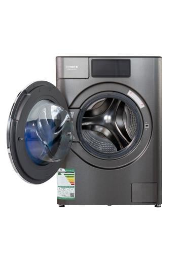 Fisher 12 kg washing machine, Fisher automatic front-loading washing machine, 12 kg drying, 8 inverter, 1400 rpm, direct-drip silver motor, 16 ozone washing programs, digital, made in China, FAWMDFMLDD12D