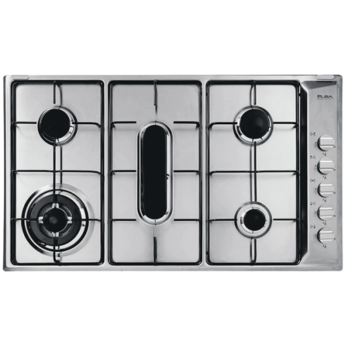 موقد غاز البا بيلت ان 90 سم  سطح 5 عيون غاز عادي عين طويلة  صنع في ايطاليا AS E 90-550 X