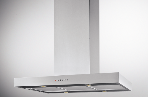 شفاط مطبخ البا  90 سم   جزيره مستطيل    صنع في ايطاليا ISLAND STEEL 90-1000