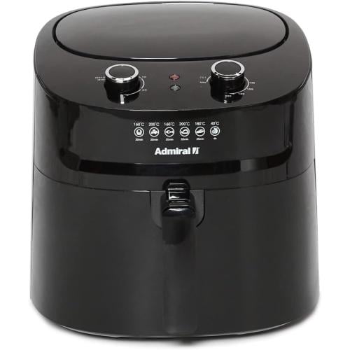 قلاية هوائية ادميرال  6.1 لتر  هوائية بتحكم يدوي في درجة الحرارة رف قلي تصميم عملي.  صنع في الصين ADAF65BL
