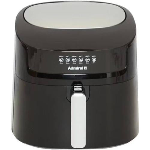 قلاية هوائية ادميرال  6.1 لتر  هوائية بلوحة لمس 8 برامج معدة مسبقًا سلة قلي واسعة.  صنع في الصين ADAF65BLT