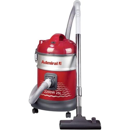 مكنسة برميل ادميرال  25 لتر  قدرة 2200 واط فلتر مضاد للبكتيريا سعة غبار كبيرة.  صنع في الصين ADVD2522AC