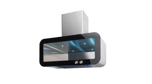 شفاط مطبخ البا  90 سم   فينتاج ديزاين 90 سم قوة 1000 ديزاين مربع  صنع في  AS VINTAGE 90