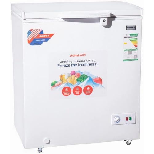 فريزر افقي ادميرال  300 لتر 10.6 قدم أرضي بتحكم ميكانيكي ومقبض خارجي تجميد سريع تشغيل هادئ ضوء داخلي LED.  صنع في الصين ADF30CFW22CQWA